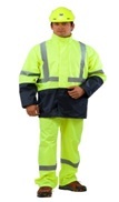 TEAM REFLECTIVE TUFLITE SET LIME - XXL